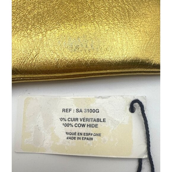 Comme Des Garçons Gold Leather Zip Wallet - Picture 5 of 6